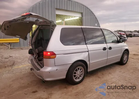 2002 Honda Odyssey Lx из США, поврежденный, VIN 5FNRL18552B019183